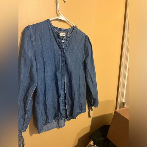 Madewell denim button down xs - Picture 2 of 7
